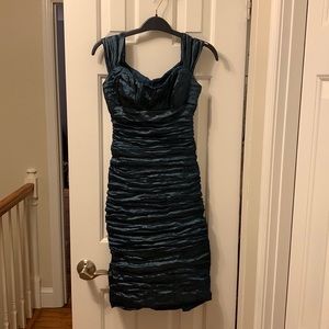Nicole miller cocktail dress in blue